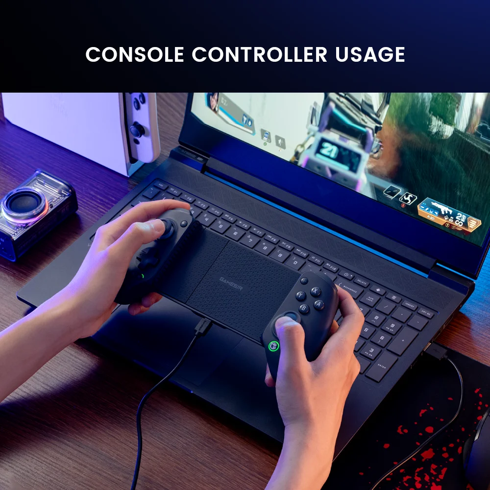 GameSir G8+ Bluetooth Gamepad Hall Effect Gaming Controller for Nintendo Switch, Android Phone, Tablets, iPhone, iPad, PC