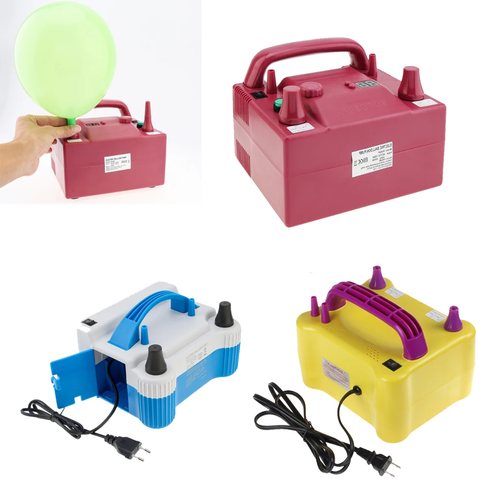 

Balloon Inflator 600W/680W/800W Electric Balloon Pump Timing Quantitative with 2 Inflation Nozzles for Festival / Party