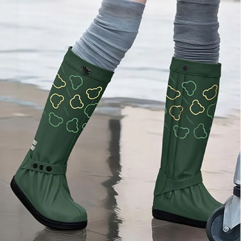 Rain Proof Rain Shoe Cover Non-Slip Thickened Isolation Foot Cover Wear-resistant Anti-slip Boot Protectors Rainy Day
