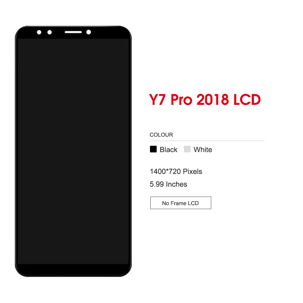 5.99\'\' Display For Huawei Y7 2018 LCD Display Touch Screen For Huawei Y7 Pro 2018 Display Y7 Prime 2018 Screen LDN-L01 LDN-L02