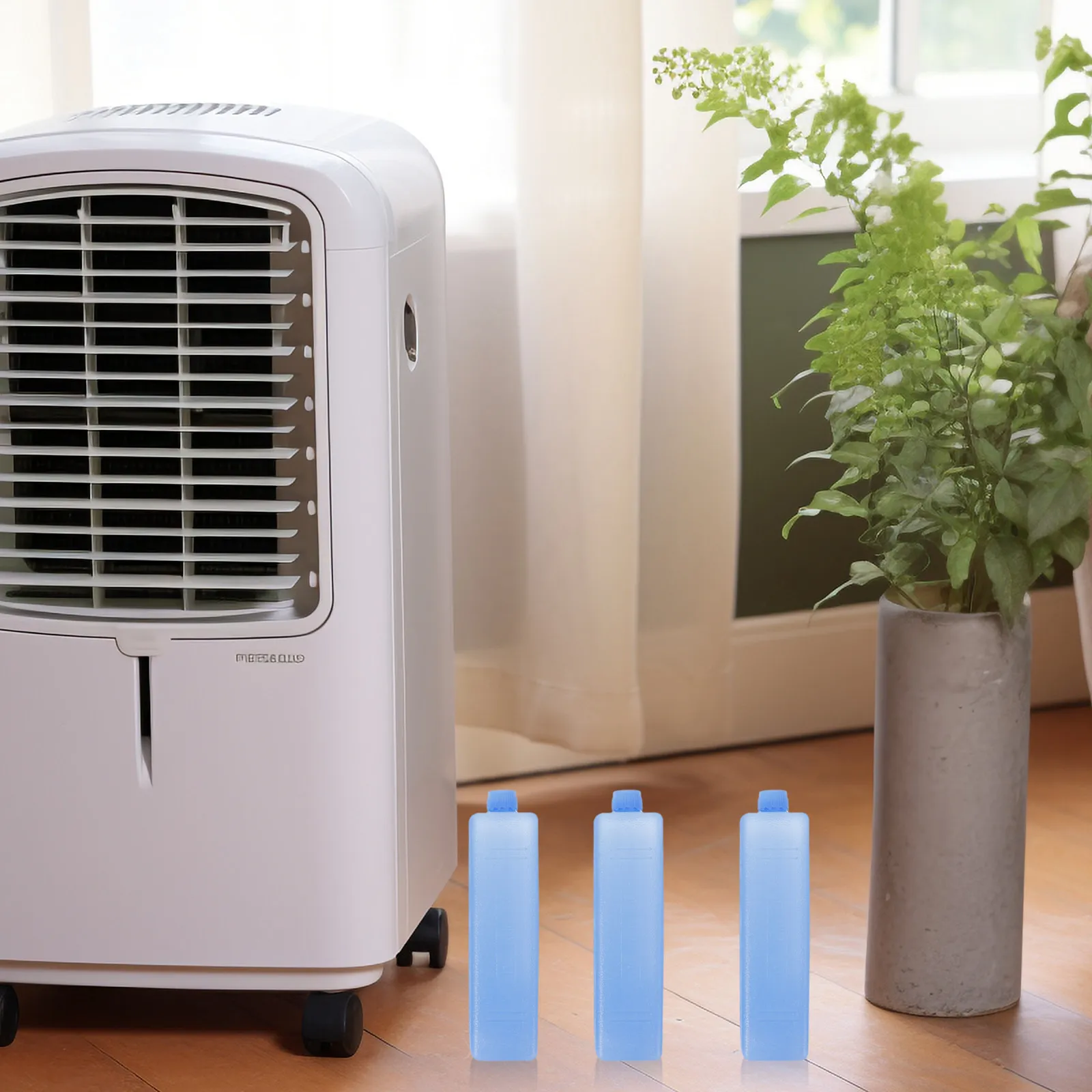4Pcs Ice Cooling Blocks Reusable Portable Cooler Ice Packs Freezer Cooling Case for Food Beverage Milk Cake Transport