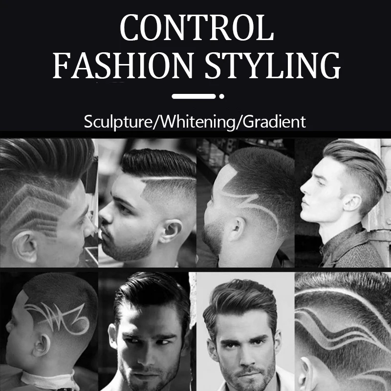 Kemei อุปกรณ์ตัดผมมืออาชีพ, ที่ตัดขนตัดผมไร้สายสำหรับหนวดเคราผู้ชาย mesin Potong rambut listrik ปรับได้และชาร์จใหม่ได้