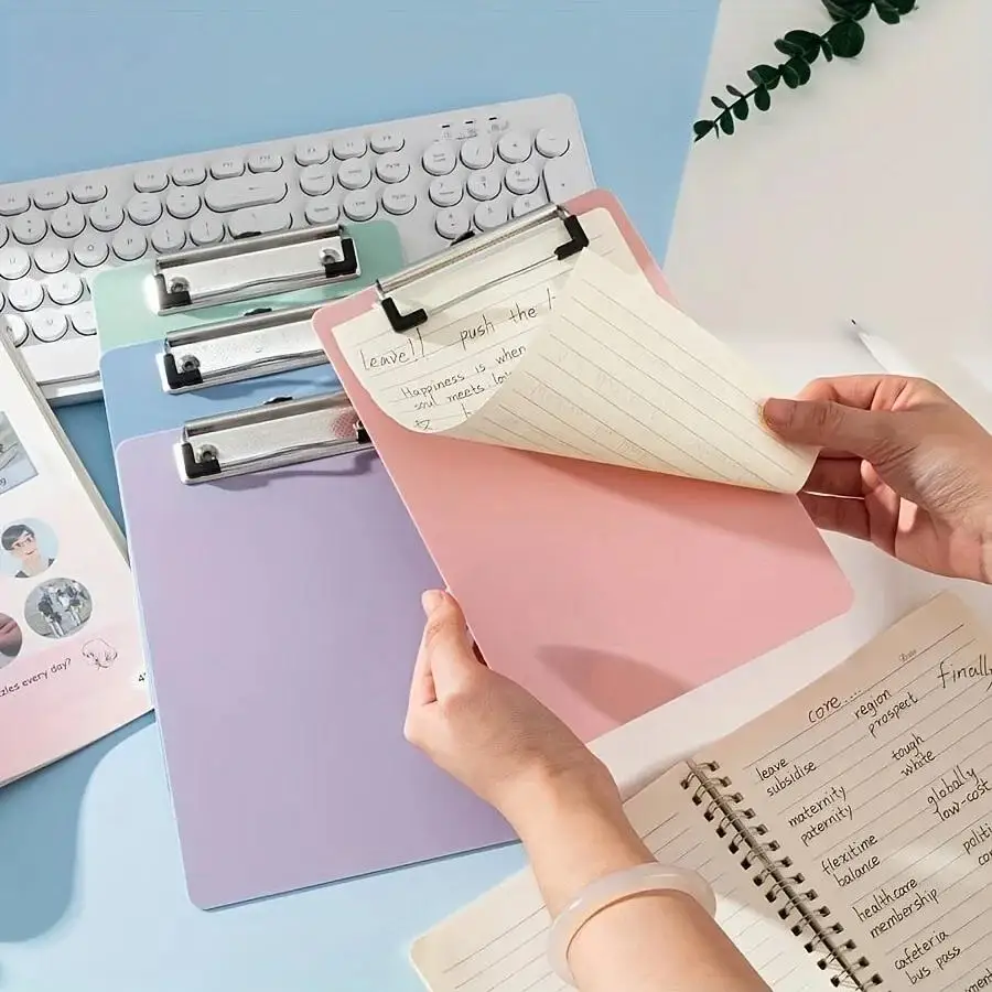 1. Portable A5 Size Clipboard Writing Board Multi-Purpose Paper Holder Document Clamp File Organizer Sturdy Clip for Loose Leaf