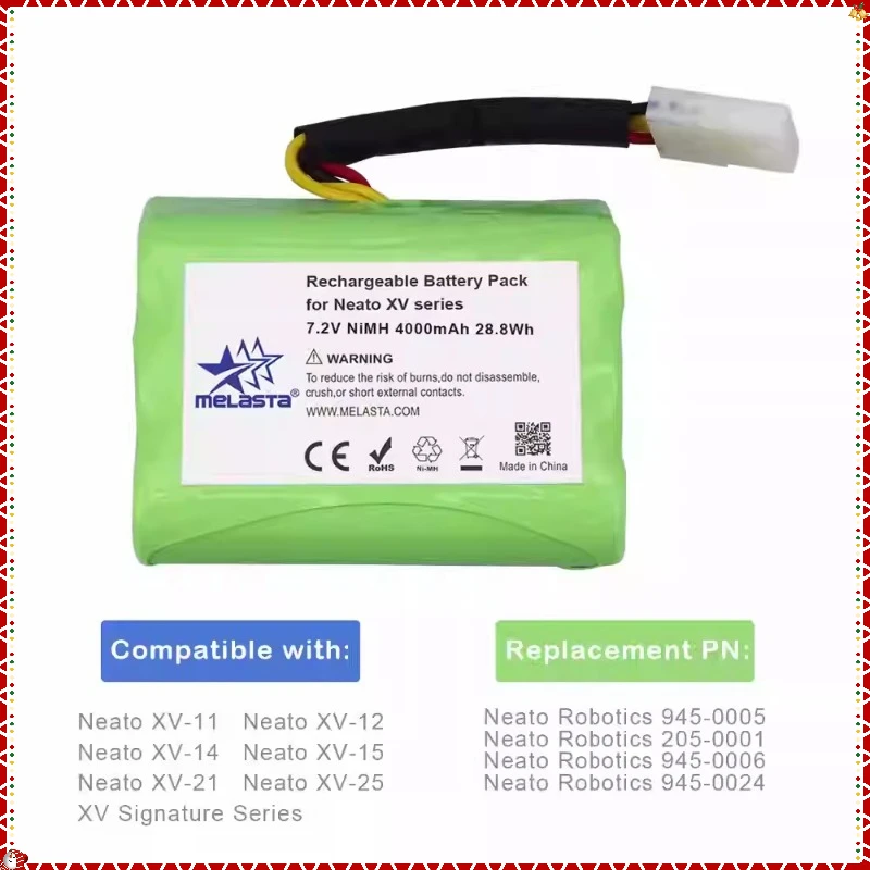 

7.2V 4.5Ah XV Neato Battery for Li-ion Battery XV-21 XV-11 XV-14 XV-15 XV-12 XV-25 Signature XV Pro with Imported Cells