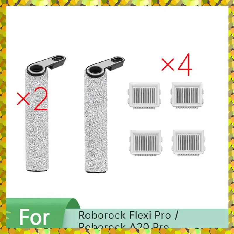

Для Roborock Flexi Pro/Roborock A20 Pro робот-пылесос, роликовая щетка, фильтры Hepa, аксессуары, сверхпрочные аксессуары