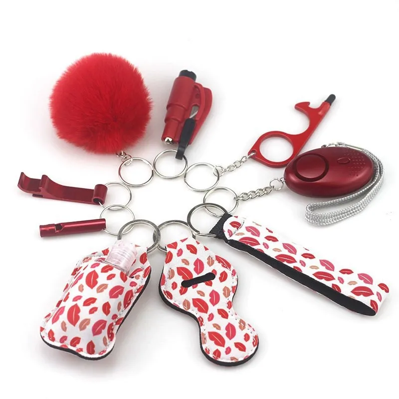 Outdoor Self Defense Keychain Accessories Self Defense Keychain Women's Supplies (30 Colors)