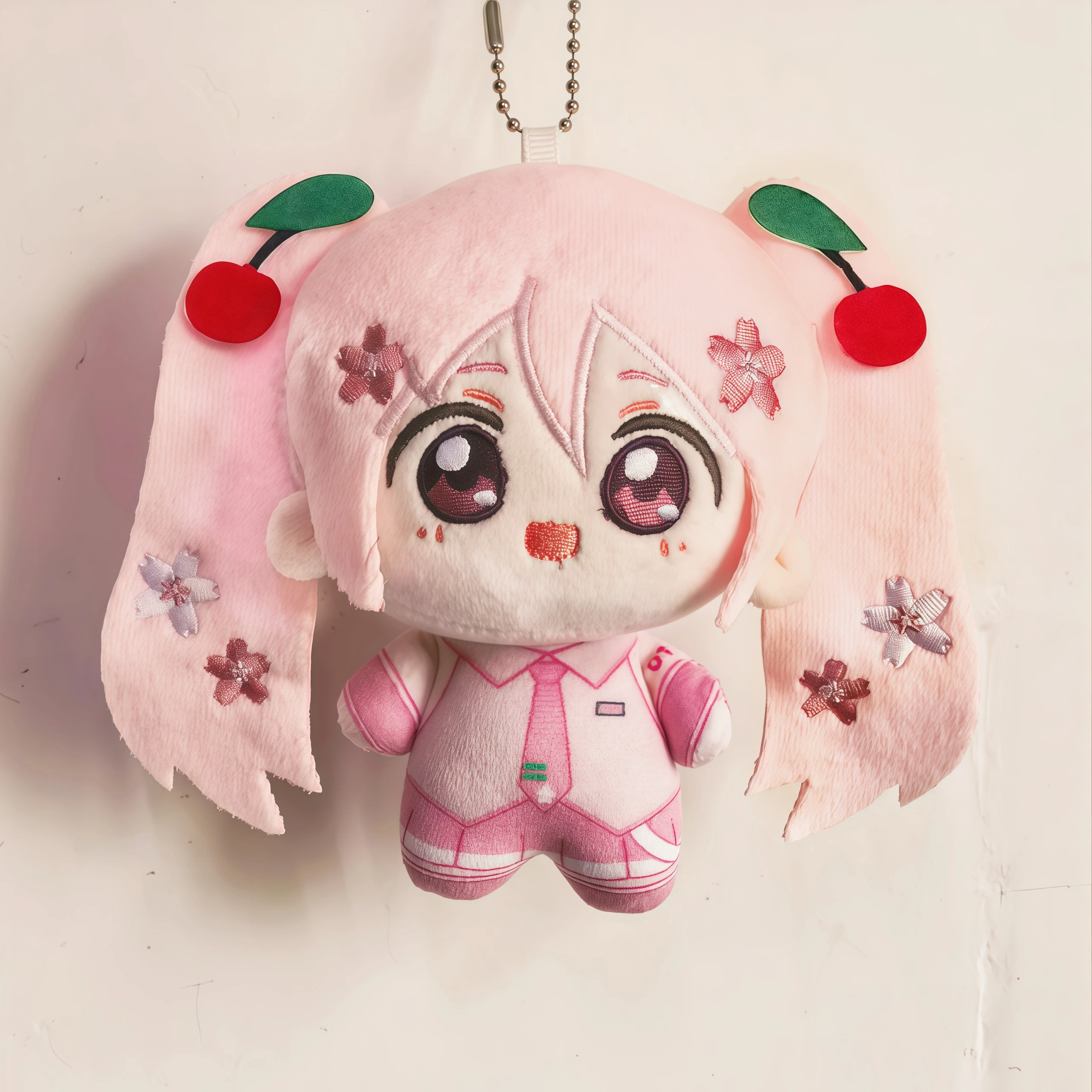 10-20CN Hatsune Miku Chokkorisan Plüsch-Taschenanhänger, auf Lager, Anime-Taschenaccessoire für Fans, Schlüsselanhänger mit den Figuren Rin, Len, Luka, Meiko und Kaito. – Detail 4