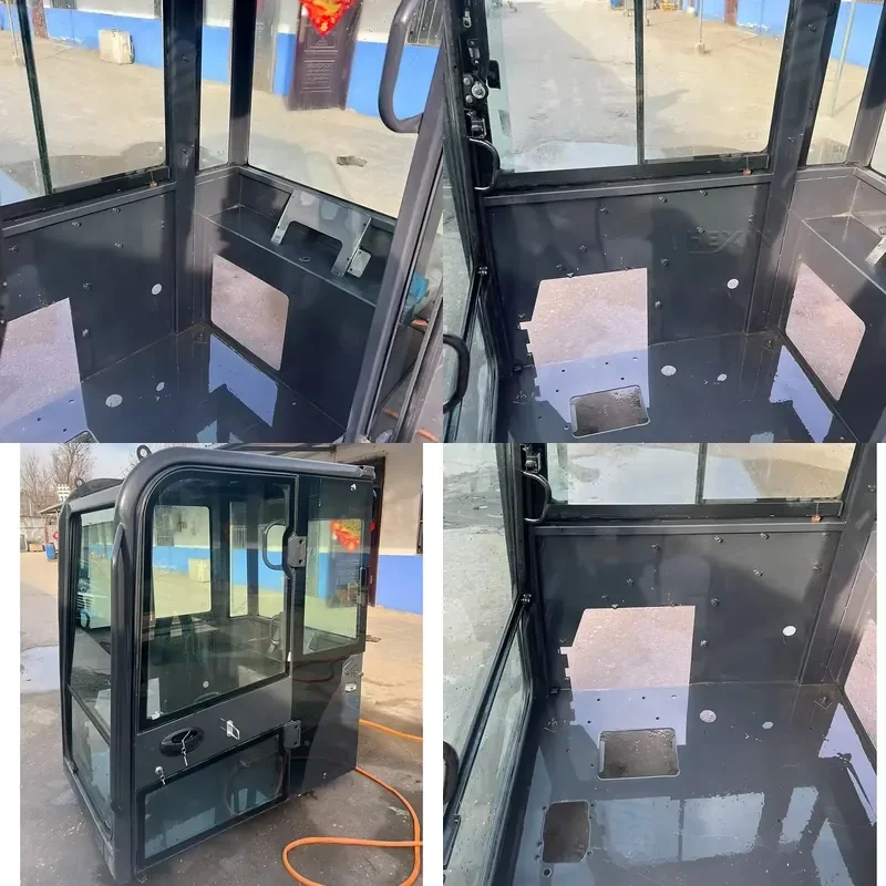 2026 HOT Excavator Cab PC56-7 New Enclosure Basic Cab Digger Cab With Glass Excavator Cabin for