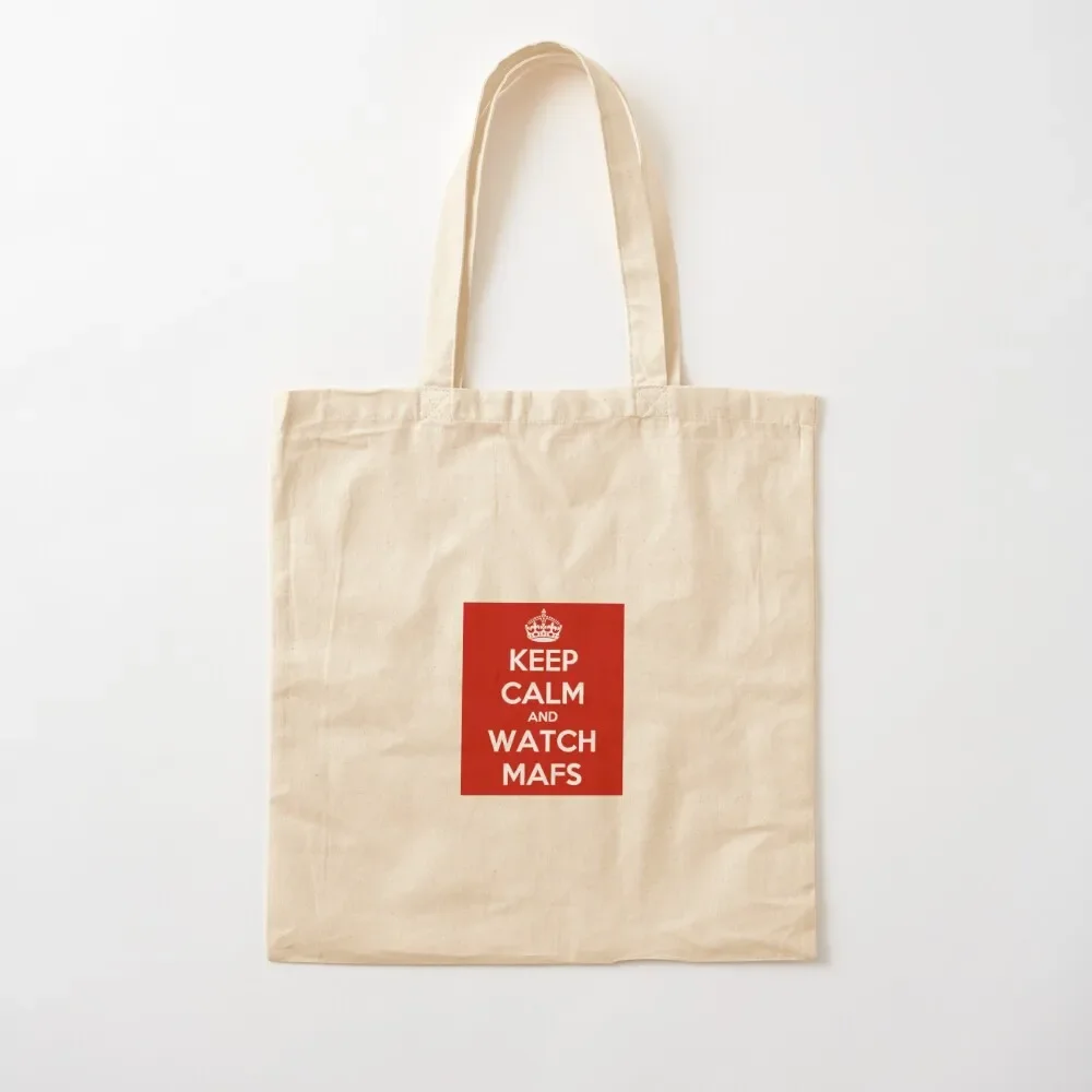 

Keep Calm and Watch MAFS Tote Bag shopping trolley bag canvas tote bags supermarket folding bag shopper women