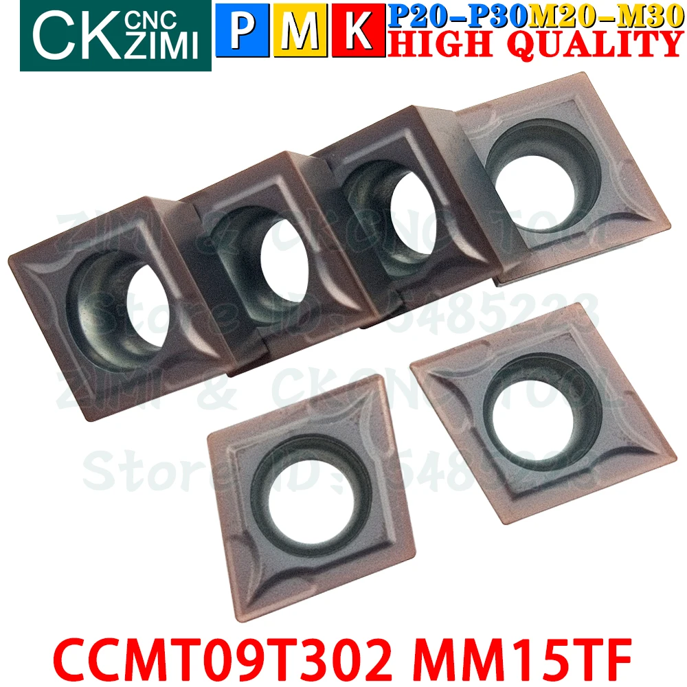 CCMT09T302 MM15TF CCMT 09T302 MM15TF Твердосплавные пластины Наружные внутренние токарные пластины Инструменты Инструменты для резки металла с ЧПУ Столярные инструменты CCMT09T3 CCMT 09T3 MM15TF CCMT32.50.5