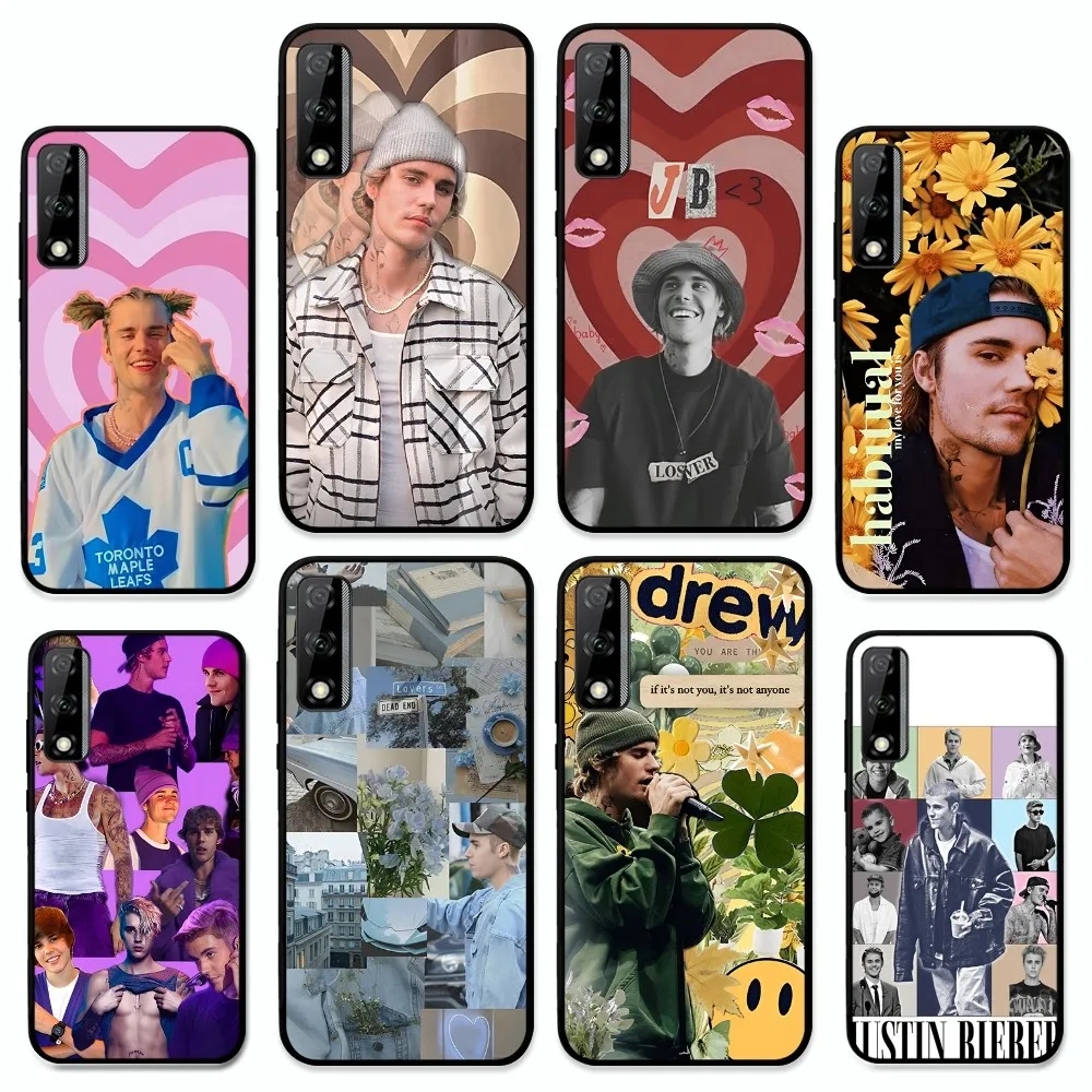 Fashion J-Justin B-Biebers Phone Case For Huawei Y9 6 7 5 Prime Enjoy 7s 7 8 plus 7a 9e 9plus 8E Lite Psmart Shell