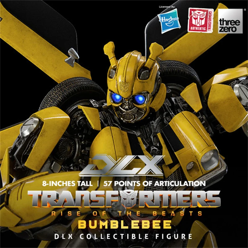 【In Stock】3A Threezero Transformers DLX Bumblebee Rise of The Beasts TF7 Action Figure Boys Collectible Toy