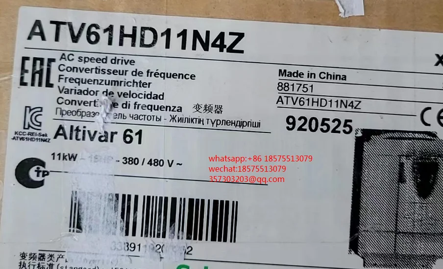 For Schneider ATV61HD11N4Z Inverter New Original 1 Piece