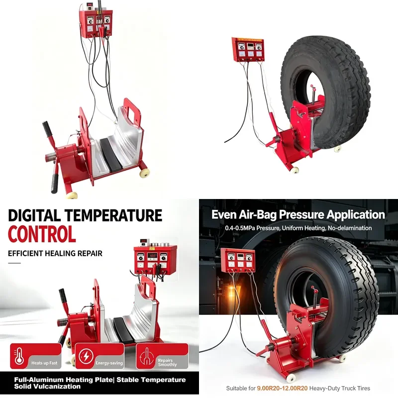 for Tire Parts Vulcanizer Heat Patch 1500W 220V 1200-5 Tire Repair Equipment