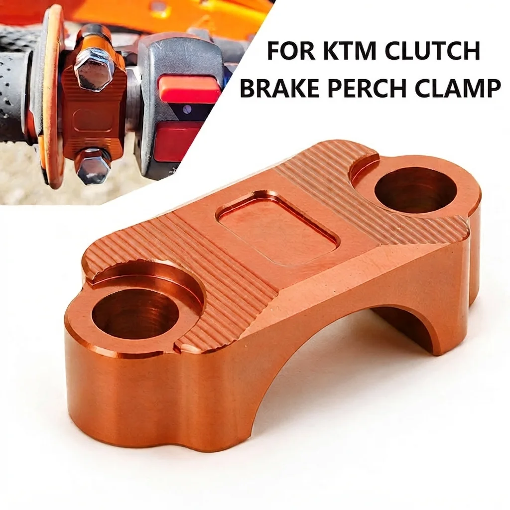 Motorcycle Clutch Brake Master Cylinder Clamp Cover CNC Aluminum Handlebar Reservoir Guard For KTM EXC EXCF SX SXF XC XCW 125
