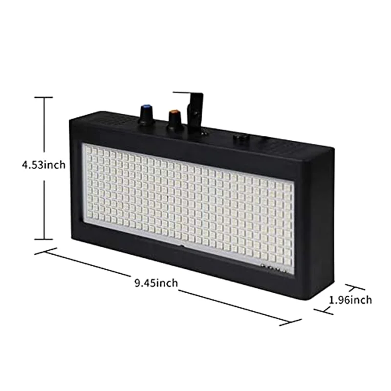 ABZV-Stage Strobe Light, 270 светодиодов, супер яркая вспышка, сценическое освещение, белый свет для свадьбы, Рождества, дня рождения, клуба, DJ EU Plug