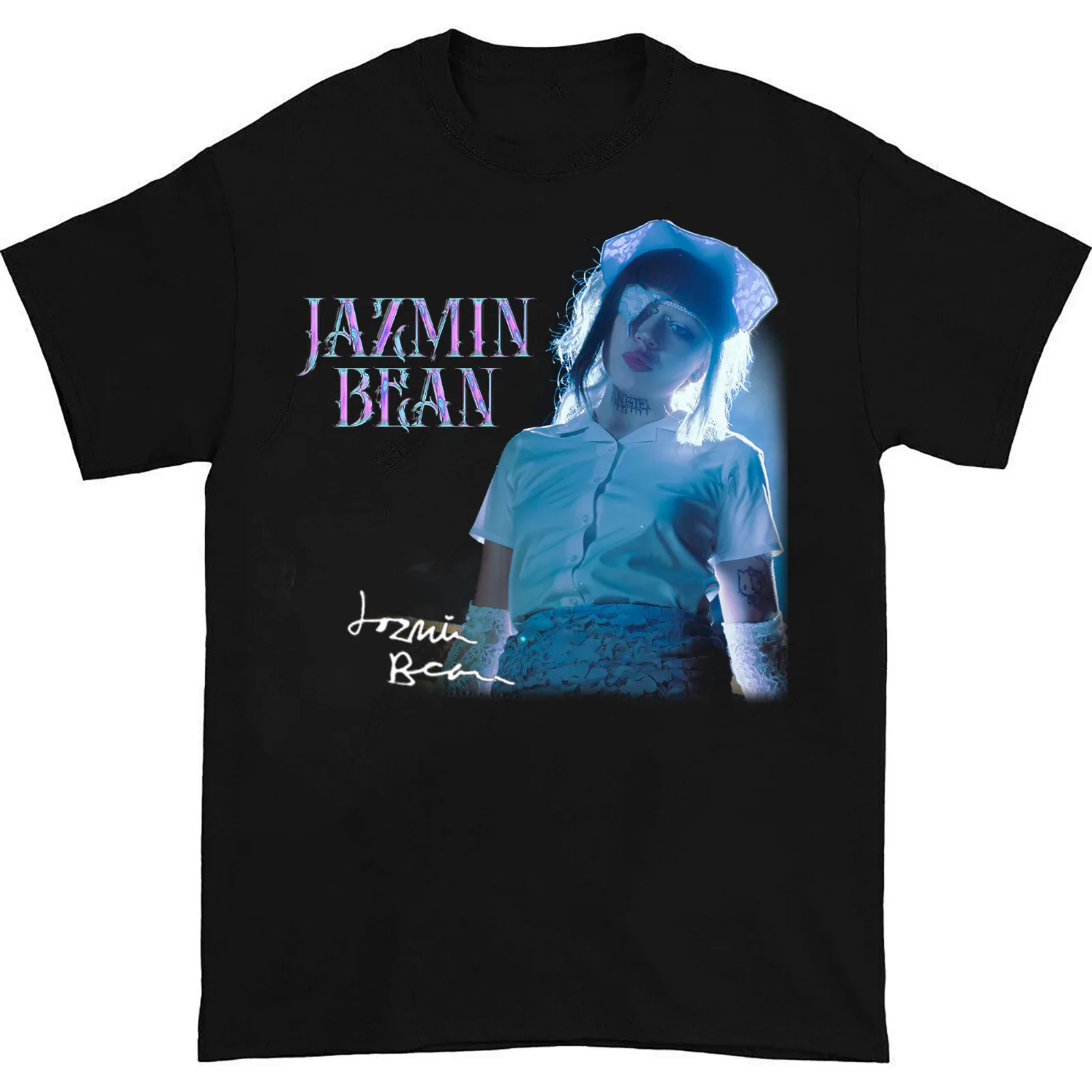 New Jazmin Bean Singer Short Sleeve Gift For Fan Full Size T-shirt GC1333