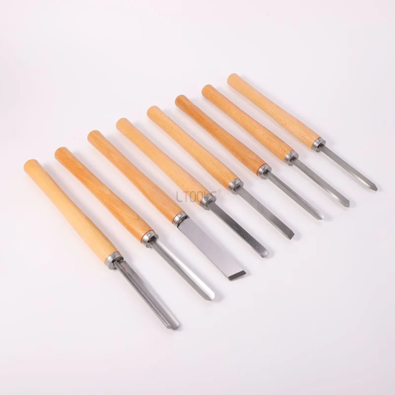 Rotary Wood Lathe Turning Chisel High Speed Steel Cutting Blade Practical Woodworking Tool for Handmade Wood Lathe Work Projects
