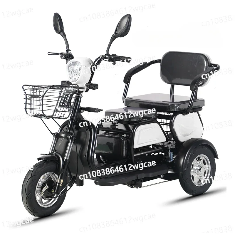 New Electric Tricycle Adult Home Use Small Women's Battery Car Shuttle Recreational Vehicle with Shed