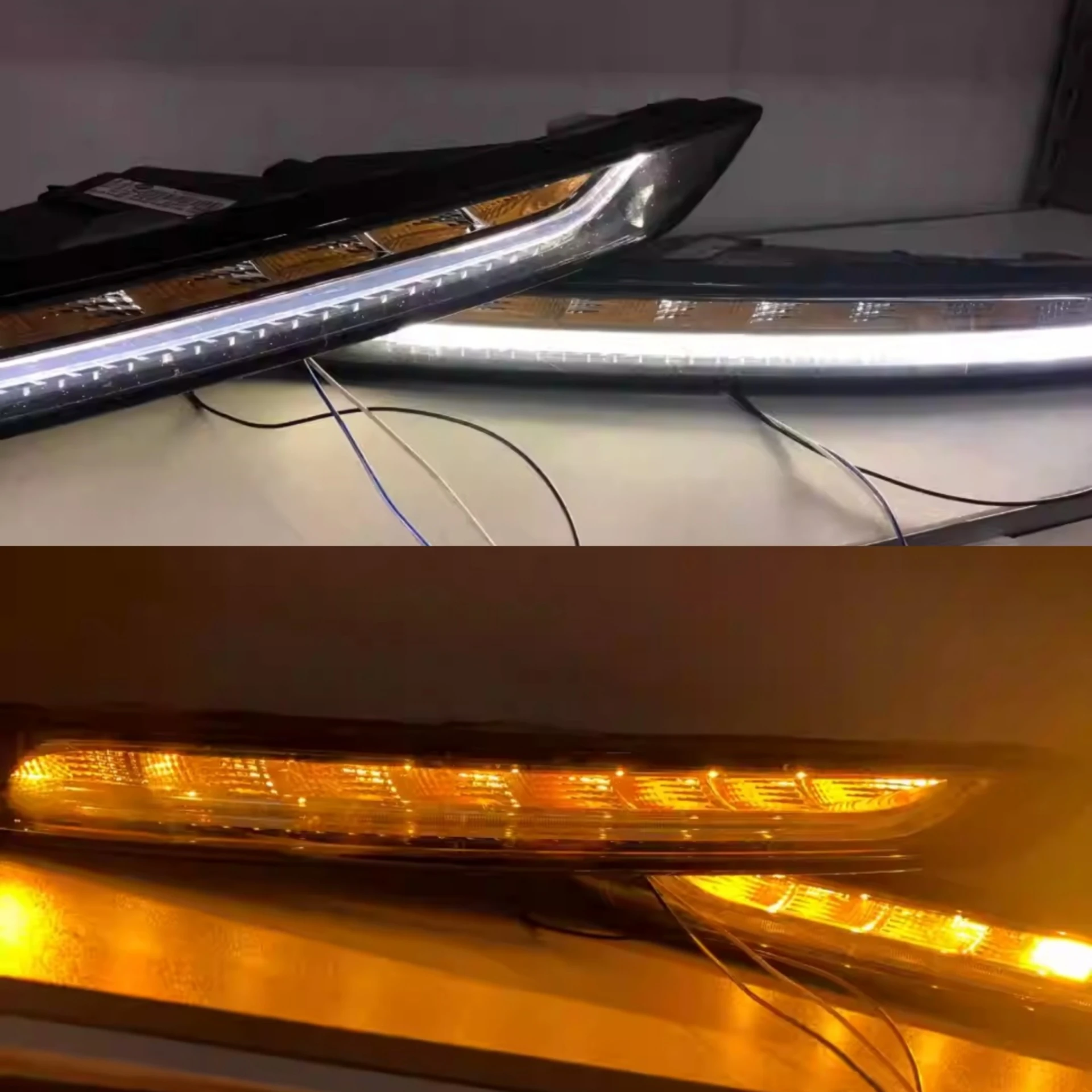 Front Bumper Lamp Daytime Running Light Assembly for Porsche Macan Convert Turn Signal Fog Lamp Car Accessories