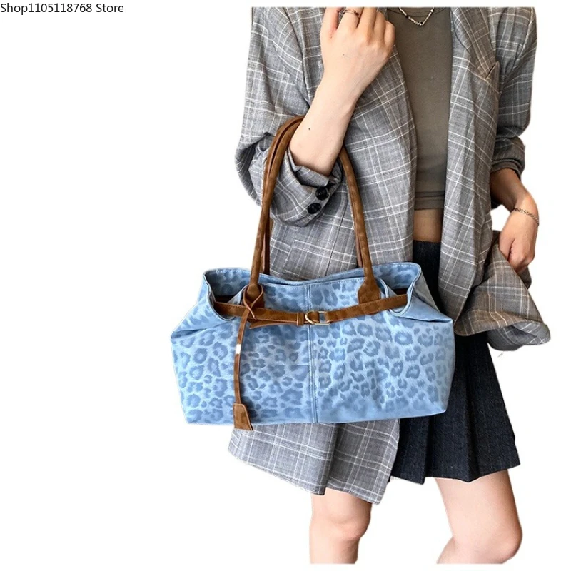 

Print Sewing Thread Hasp Youth Sweet Shoulder Bags Hot Sale Large Capacity Sense of Luxury Tote Bags for Women