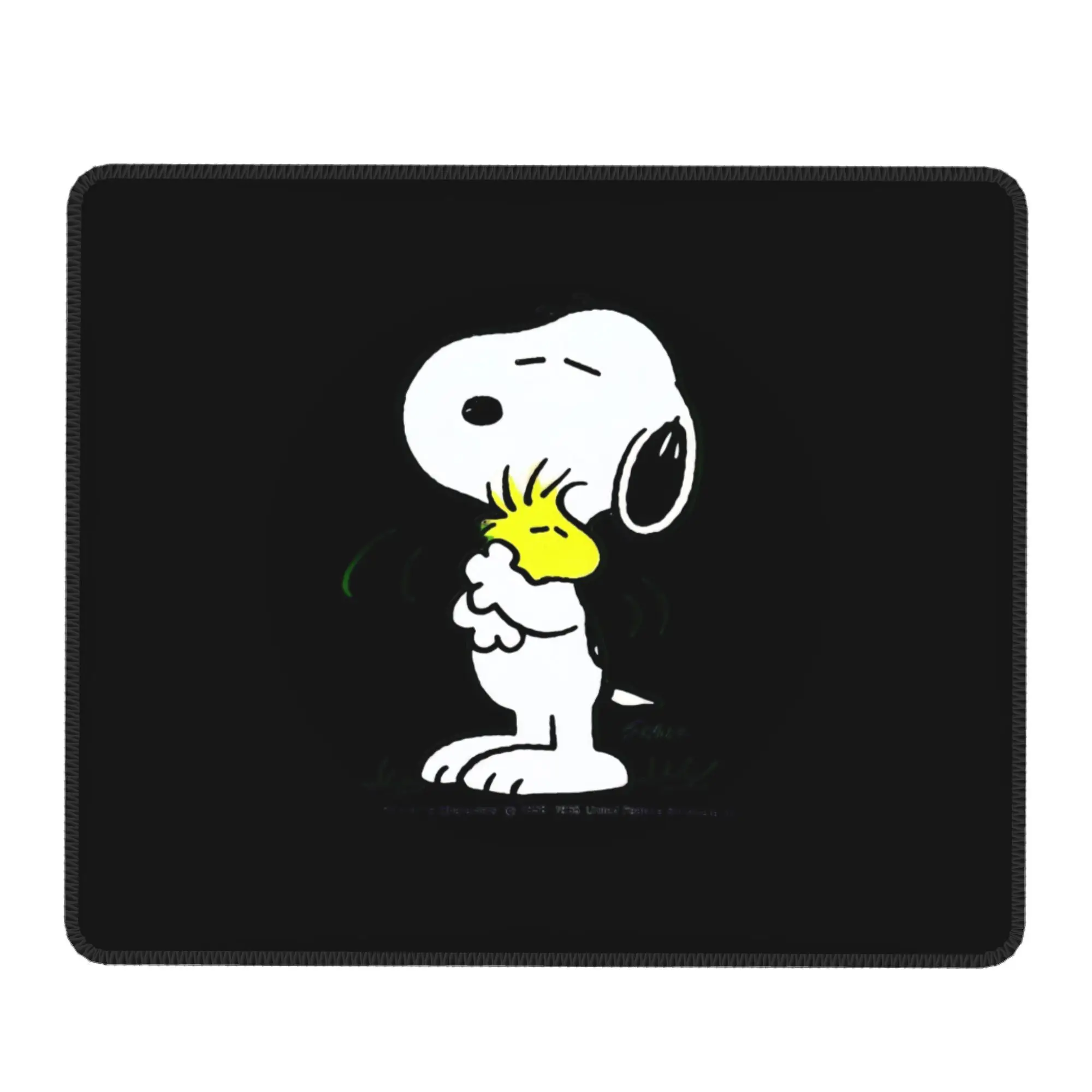 

Коврик для мыши с принтом Snoopy, аксессуары для игровых ПК, коврик для мыши с оверлоком, коврик для компьютерного стола