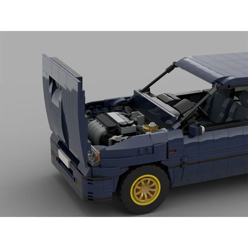 MOC- 121737   Nuevo modelo de bloques de construcción de carreras de supercoche • 1525 piezas MOC Creative Boy niños bloques de construcción de Navidad juguete para regalo