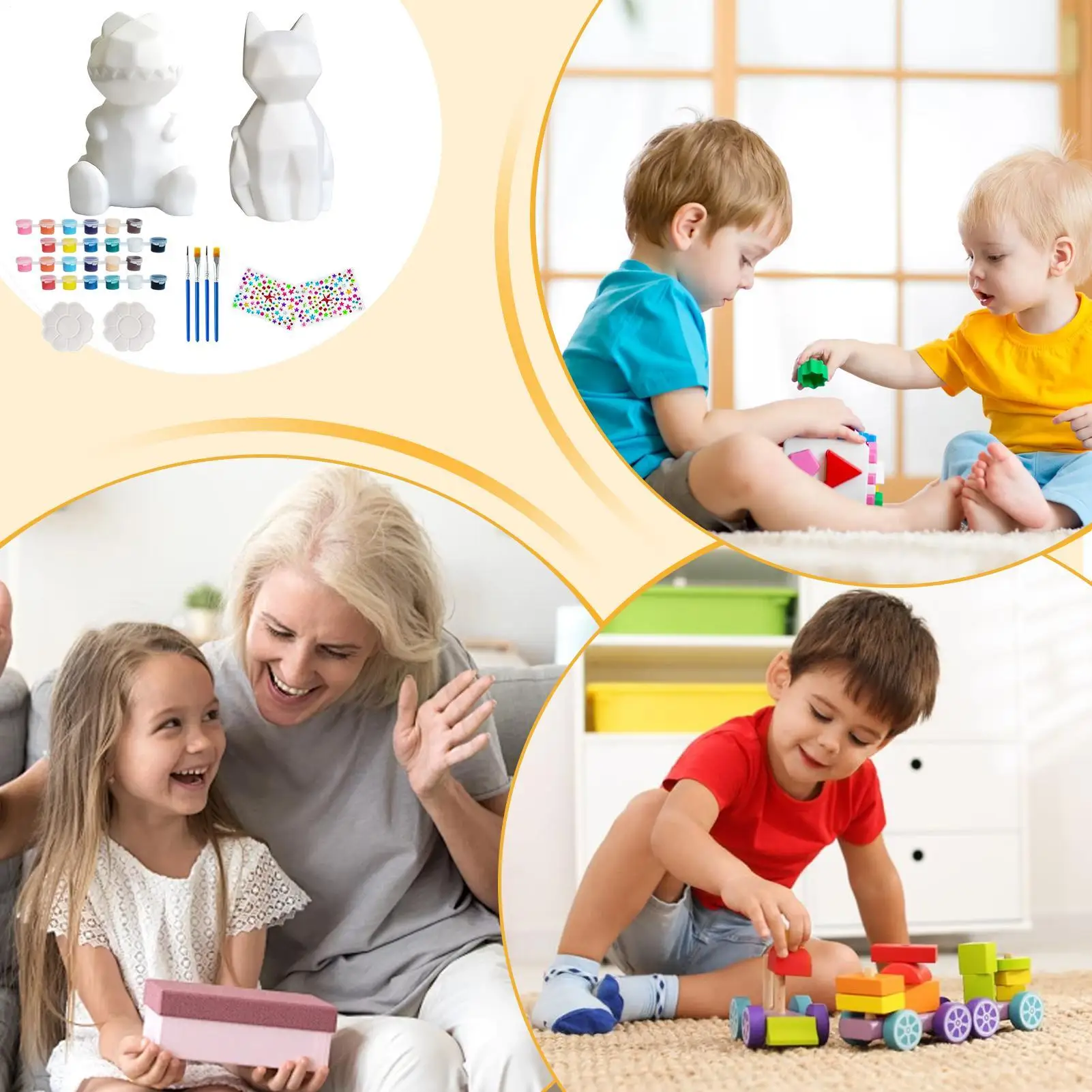 Kit de luz nocturna para manualidades, lámpara divertida, juego de aprendizaje de dibujo, juguete de arte educativo para niños, niños y niñas, hogar, aula de cumpleaños interior