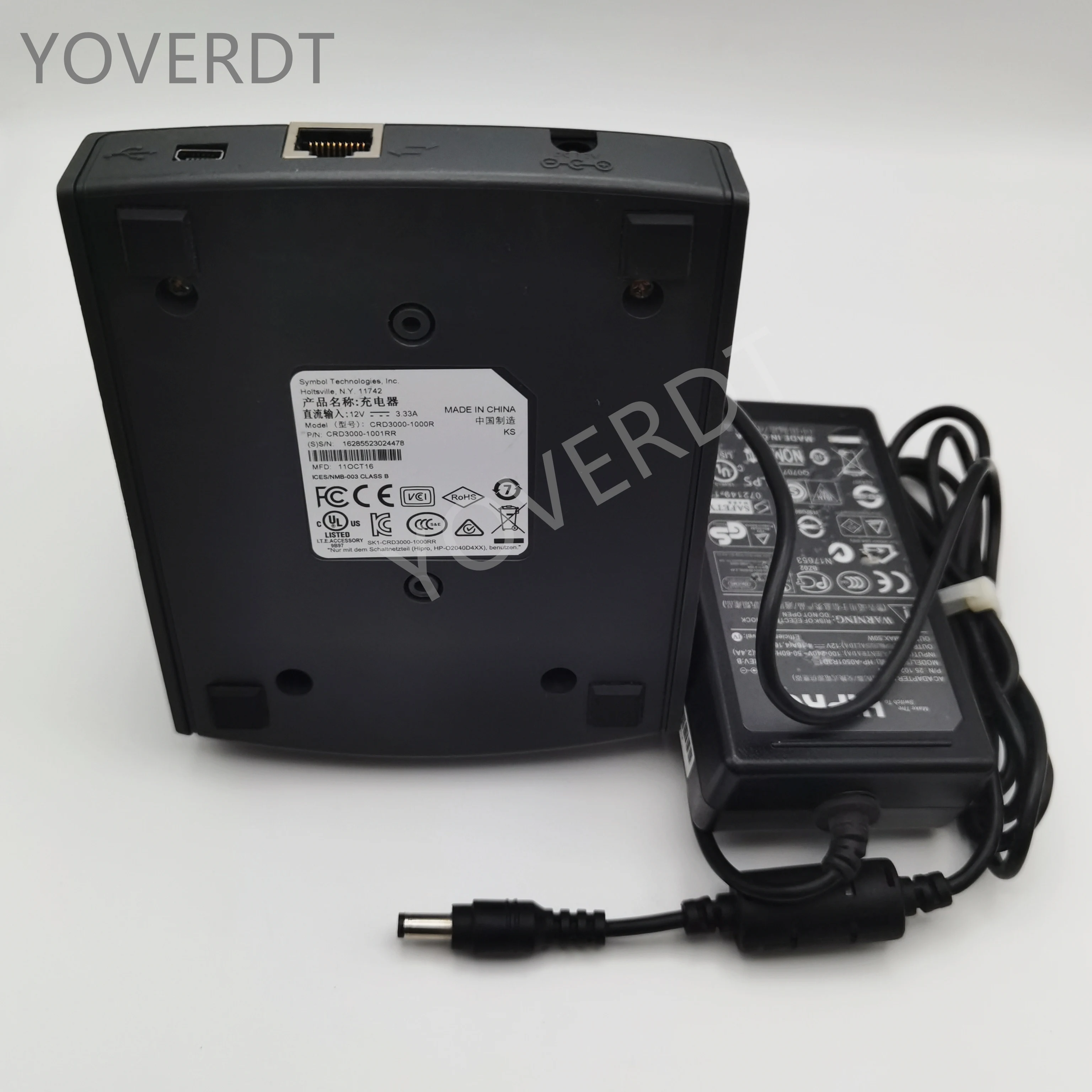 CRD3000-1000R Charger With Power Charger For Motorola Symbol MC3090 MC3190 MC32N0 Series CRD3000-1001RR