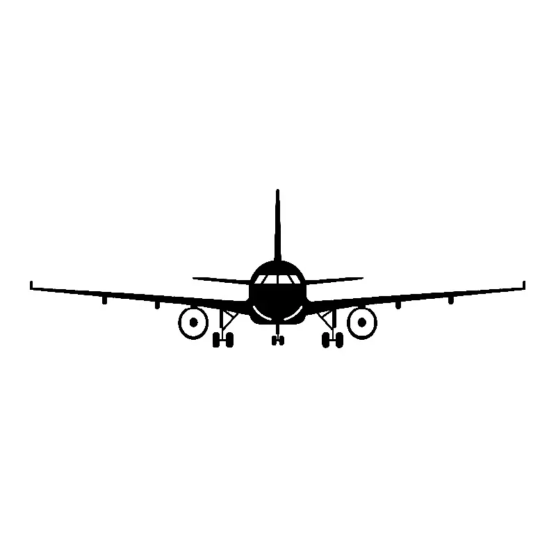 18cm*6cm Simple Small Airplane Special Creative Design Graphics KK Vinyl Car Sticker Unmatched Decal Pattern Car Accessories