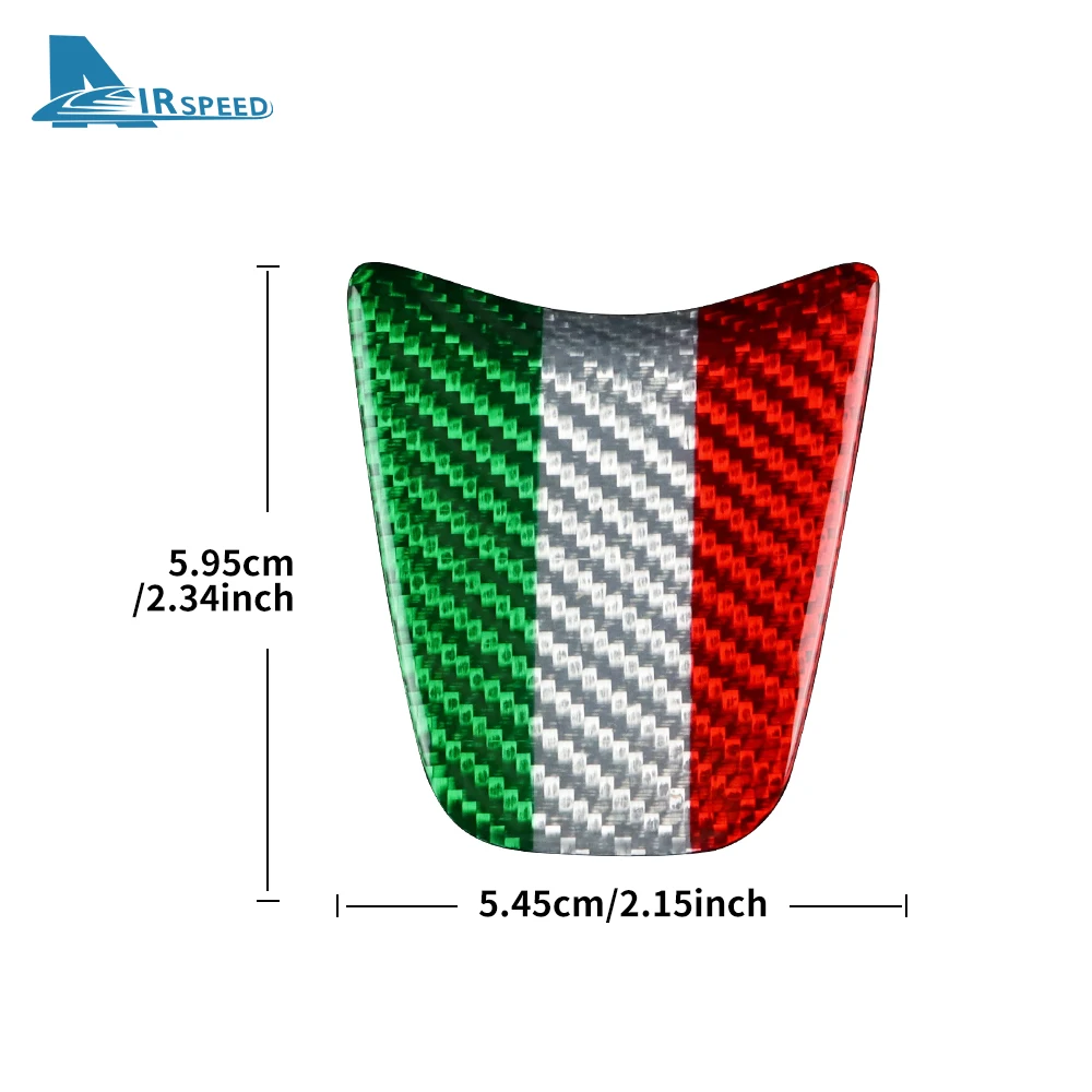 Real Hard Carbon Fiber Sticker For Fiat 500 Abarth 595 2012 2013 2014 2015 Car Bottom Tricolor Interior Trim Accessories