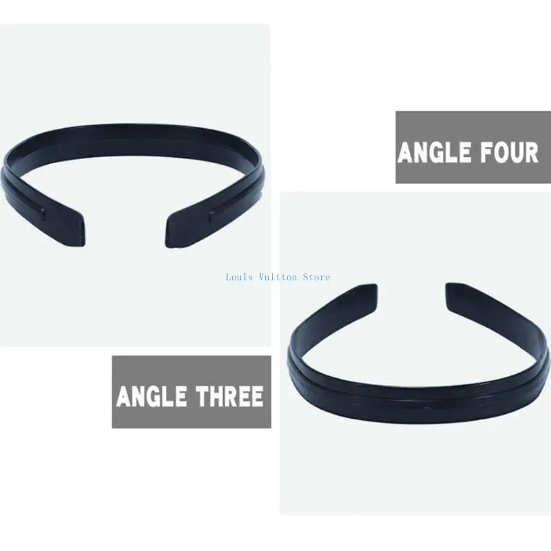 

L5YB Simple Sweet Hair No Teeth Design Headband Base Women Students Washing Face Hairband No Teeth Design DIY Hair Hoop Base