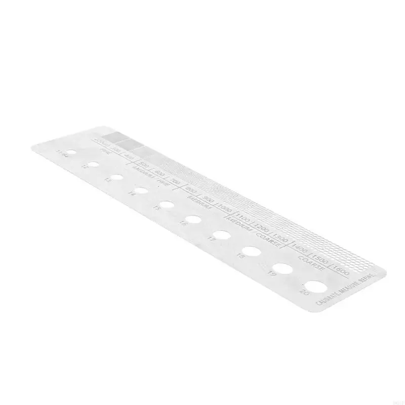 96GF Metal Coffee Size Ruler Stainless Steel Coffee Bean Grinder Accessories