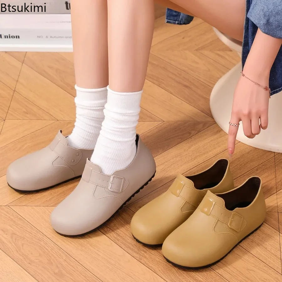 Fashion Leisure Women Rain Boots Waterproof Non‑slip for Rainy Day Commute Shoes Ladies Garden Outdoor Kitchen Work Rain Shoes
