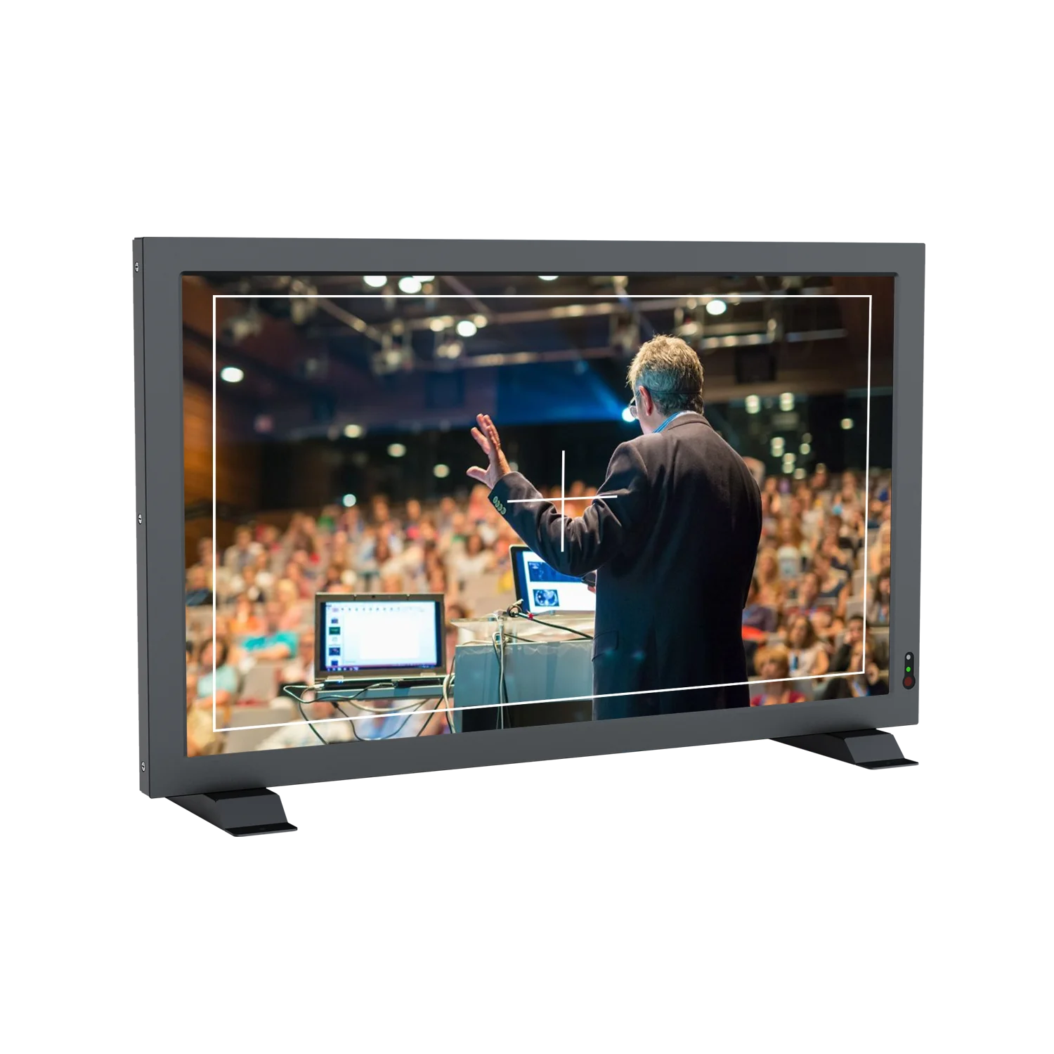 Vigilância profissional LCD de 21,5 polegadas com SDI e HDMI usada para educação, e-sports, City Public