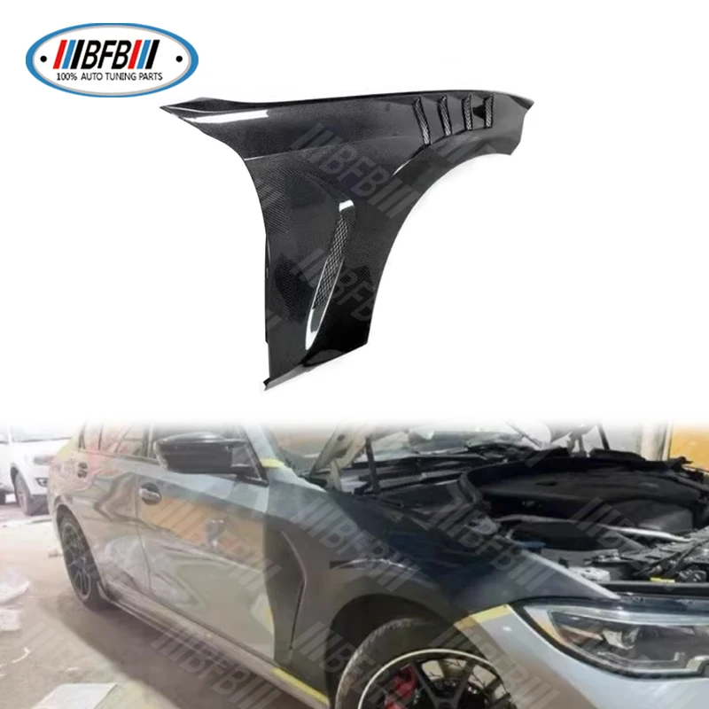 

Реальное сухое крыло из углеродного волокна на 2019-2022 годы для BMW G20 3 серии M3 Style Body Kit