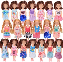 15 Sets 6 inch Chelsea Doll Clothes Set for Girl Dolls, Cute Handmade Dress Lovely Mini Doll Outfits Kids Birthday Xmas Gift