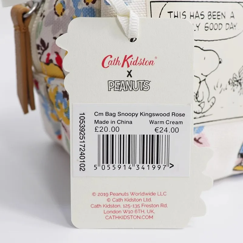 Cath Kidston Snoopy portamonete borsa cartone animato impermeabile trucco telefono borsa 20*9*11/15*6*10 cm