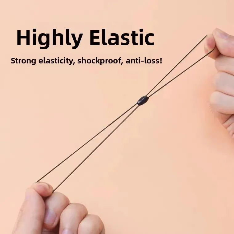 

Elastic Phone Strap Keychain Lanyard with USB Door Acc Card Holder Bounce Ba Design Rubber Band Versatile Accory