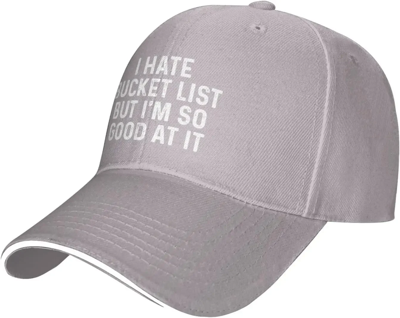 I Hate Being Late But I'm So Good at It Hat for Women Baseball Caps Fashionable Hats