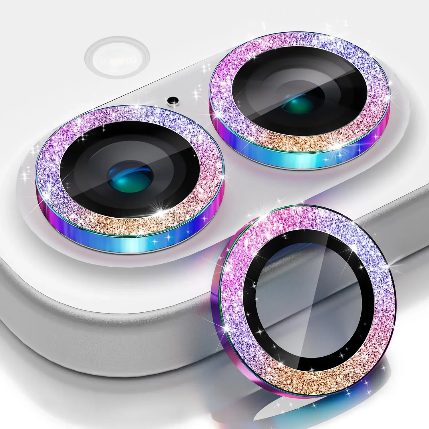 2-3Pcs For IPhone 16 15 Pro 14 Plus Camera Lens Protector Bl
