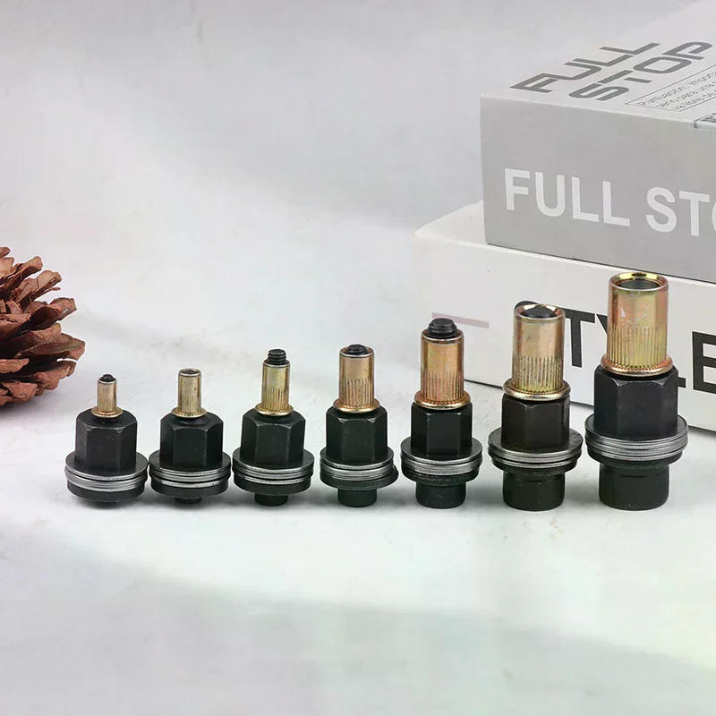10Pcs Hand Rivet Nut Tool Set Manual Riveter Kit With M3-12 Nut Heads For DIY Repair Installation, Easy Use Accessory