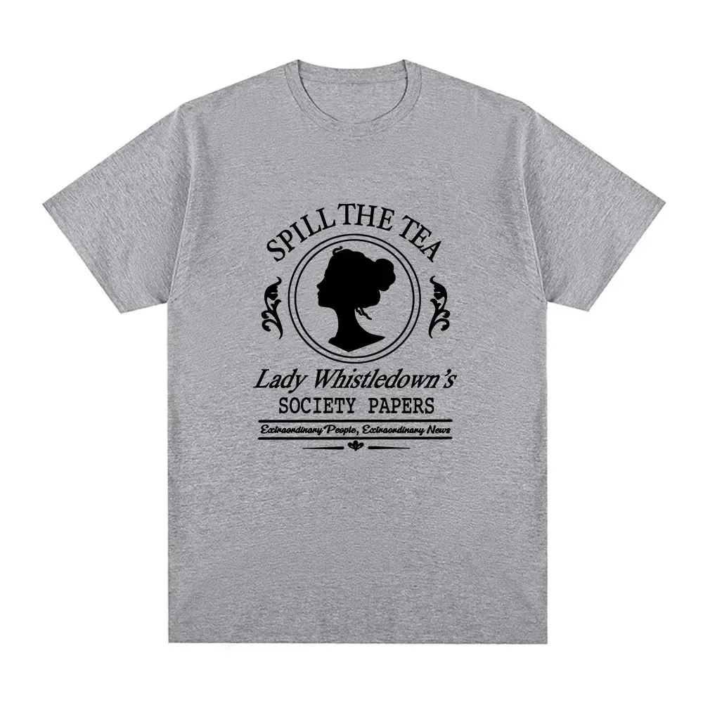 Sudaderas senhora whistledown camiseta série de tv impressão gráfica camiseta ropa de mujer unissex streetwear roupas femininas