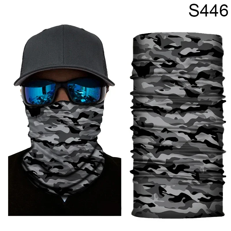 Camouflage Nahtlose Radfahren Gesichtsmaske Schlauch Schal Hals Gamasche Bandana Unisex Stirnband Sturmhaube Gesichtsschutz für Outdoor-Sportarten – Detail 23