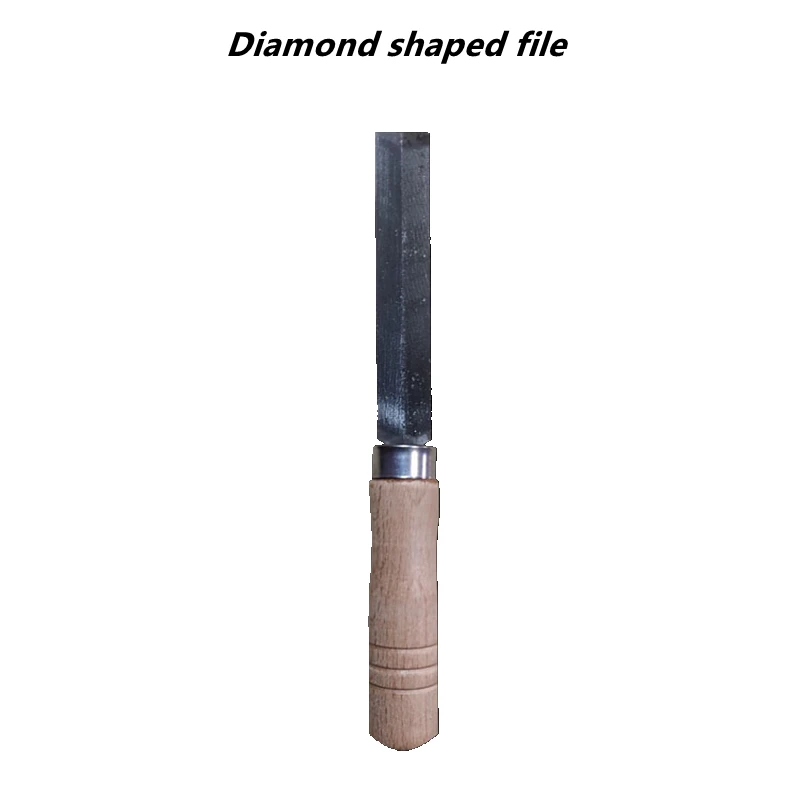 Wind instrument repair tools Diamond shaped file High hard diamond file