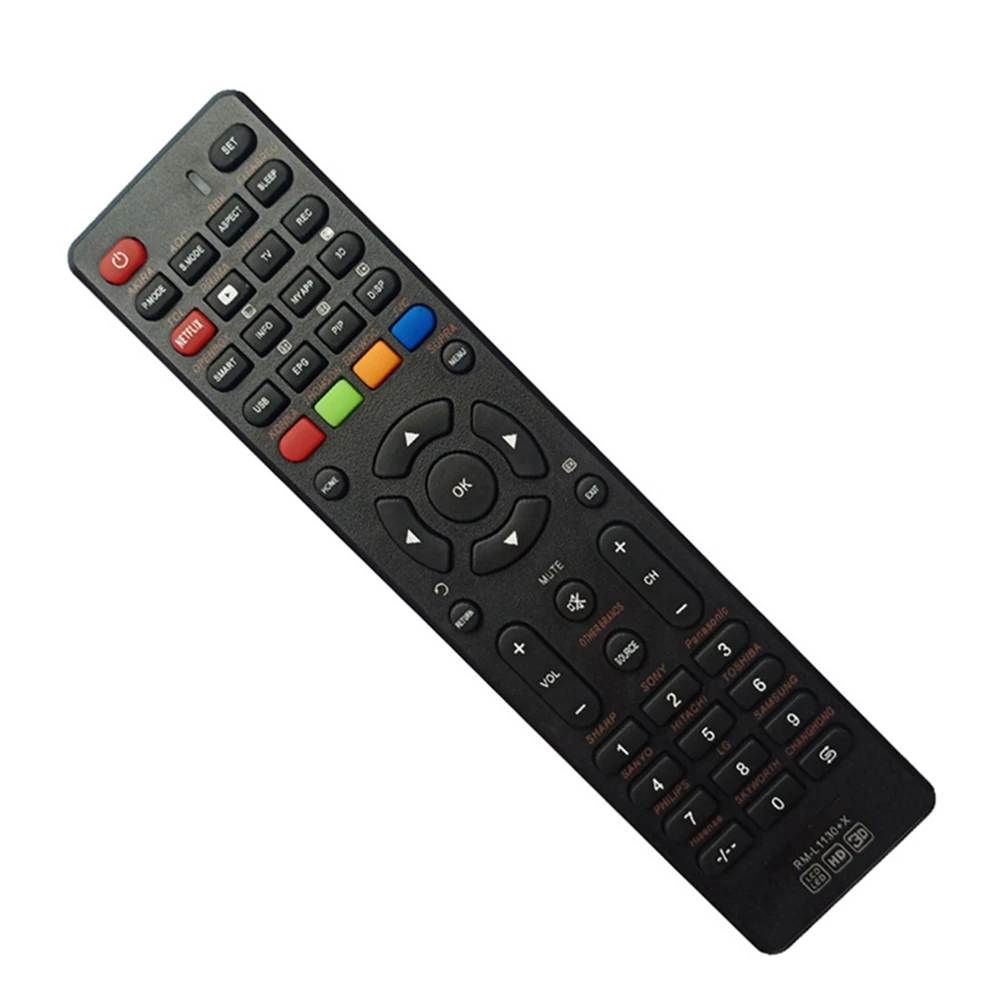 Rm-L1130 + X TV Remote Control Universal untuk AKIRA AOC BBK ELENBREG openprima kotak phantom DAEWOO JVC Tv pintar