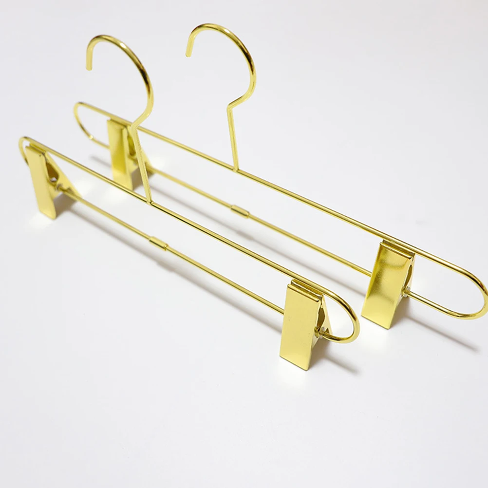 

Retractable Pants Hanger Telescopic Clothes Rack Drying Underwear Clip Space Saving Non Strong Practical Pants Rack