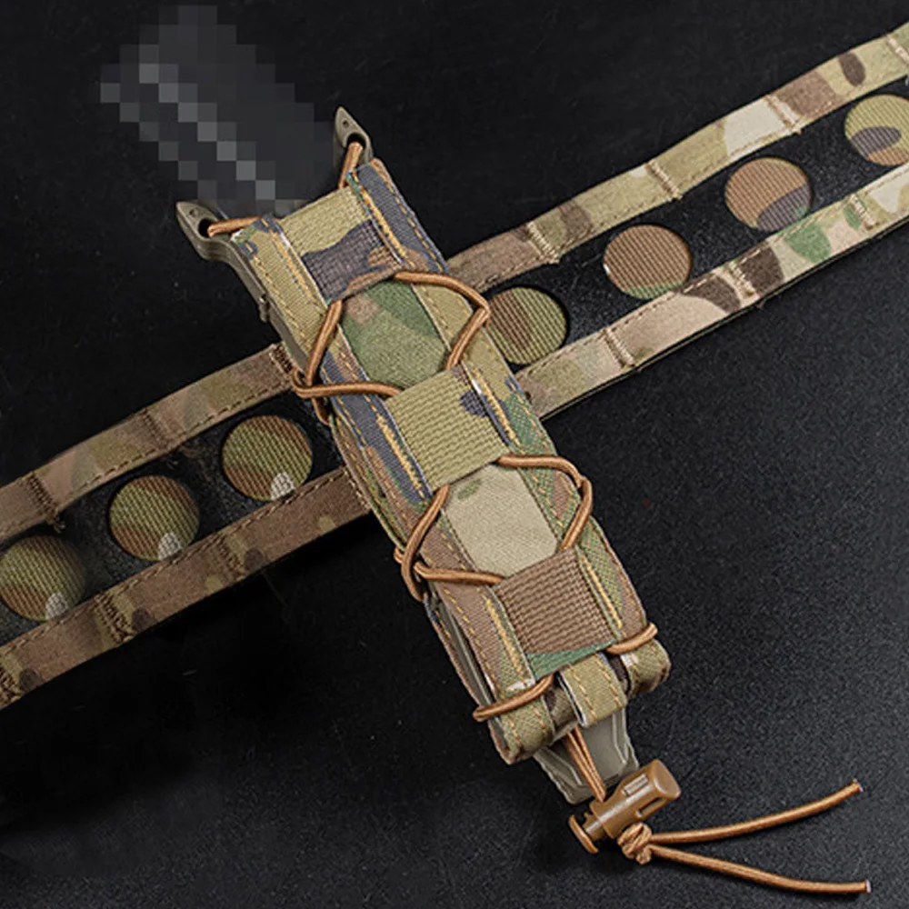 Bolsa táctica MOLLE porta linternas y cuchillo compatible MP5
