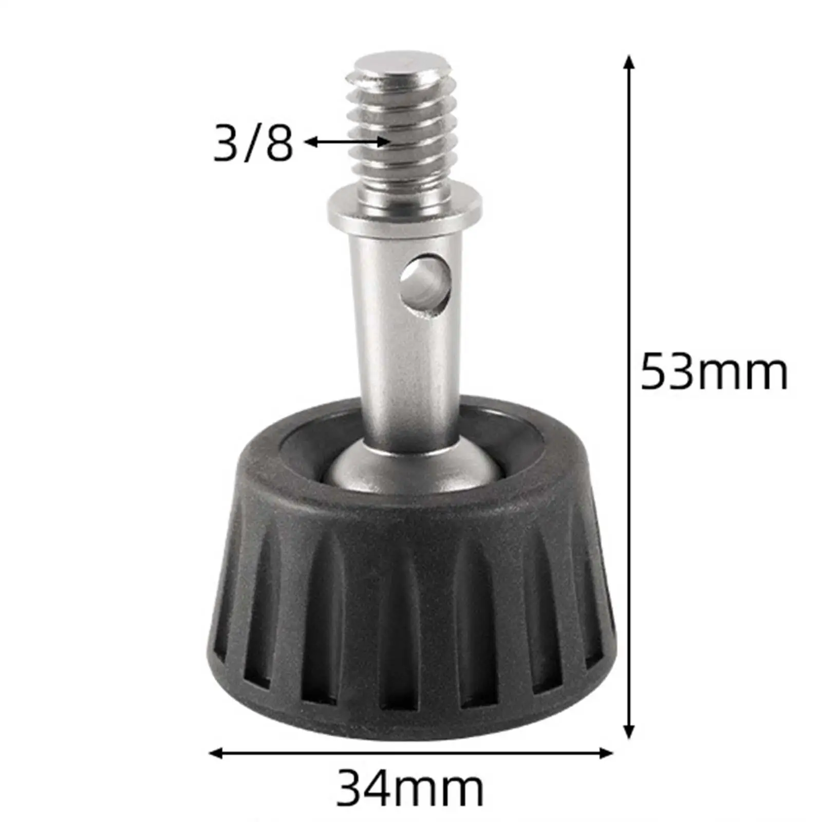 Universal Rubber Release Foot Pad Stainless Steel for Camera Tripod Monopod