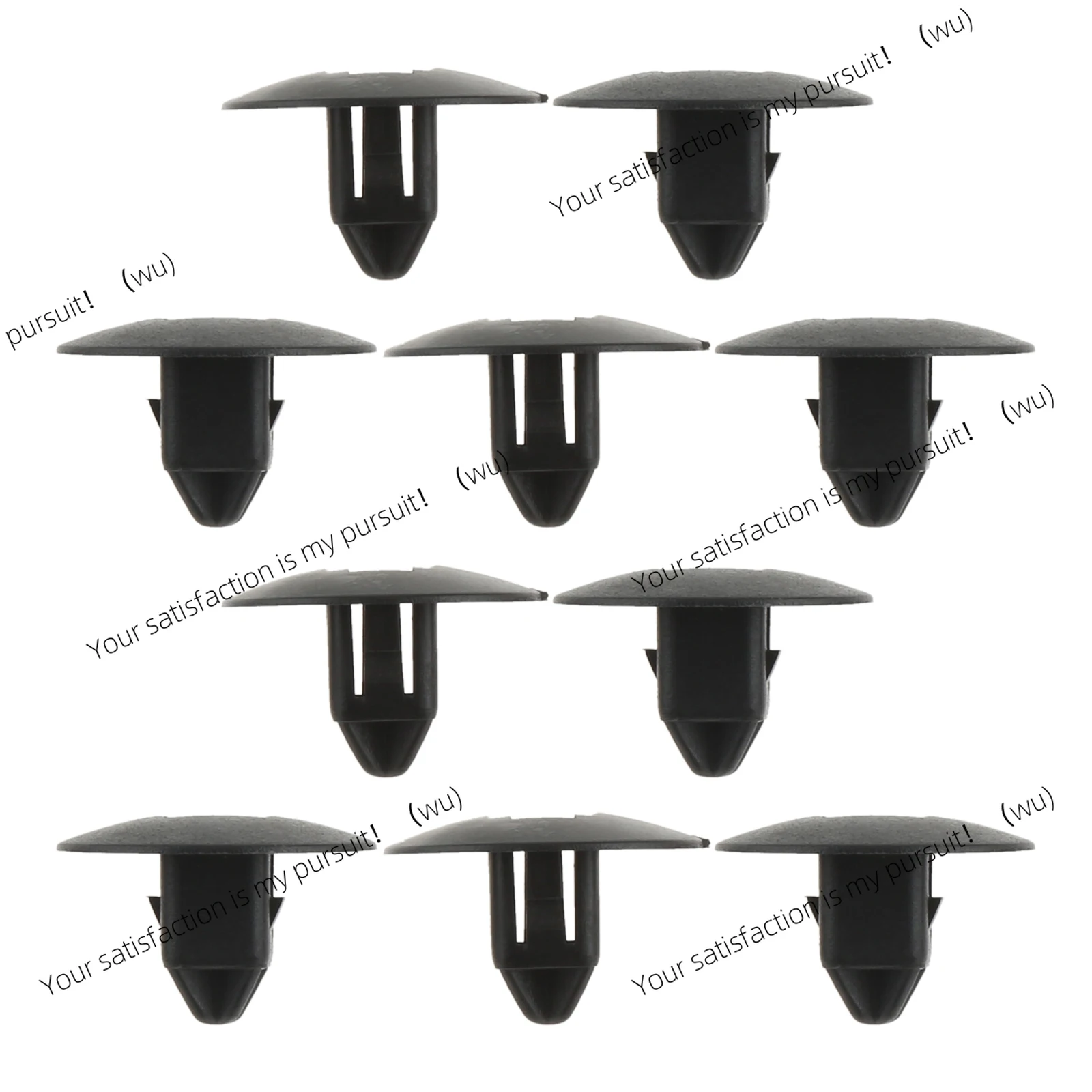 10pcs Clips Black Plastic Front Bumper Grille-Deflector Panel Clip for VOLVO OEM 08-16 XC70 Original Parts Number 30763619